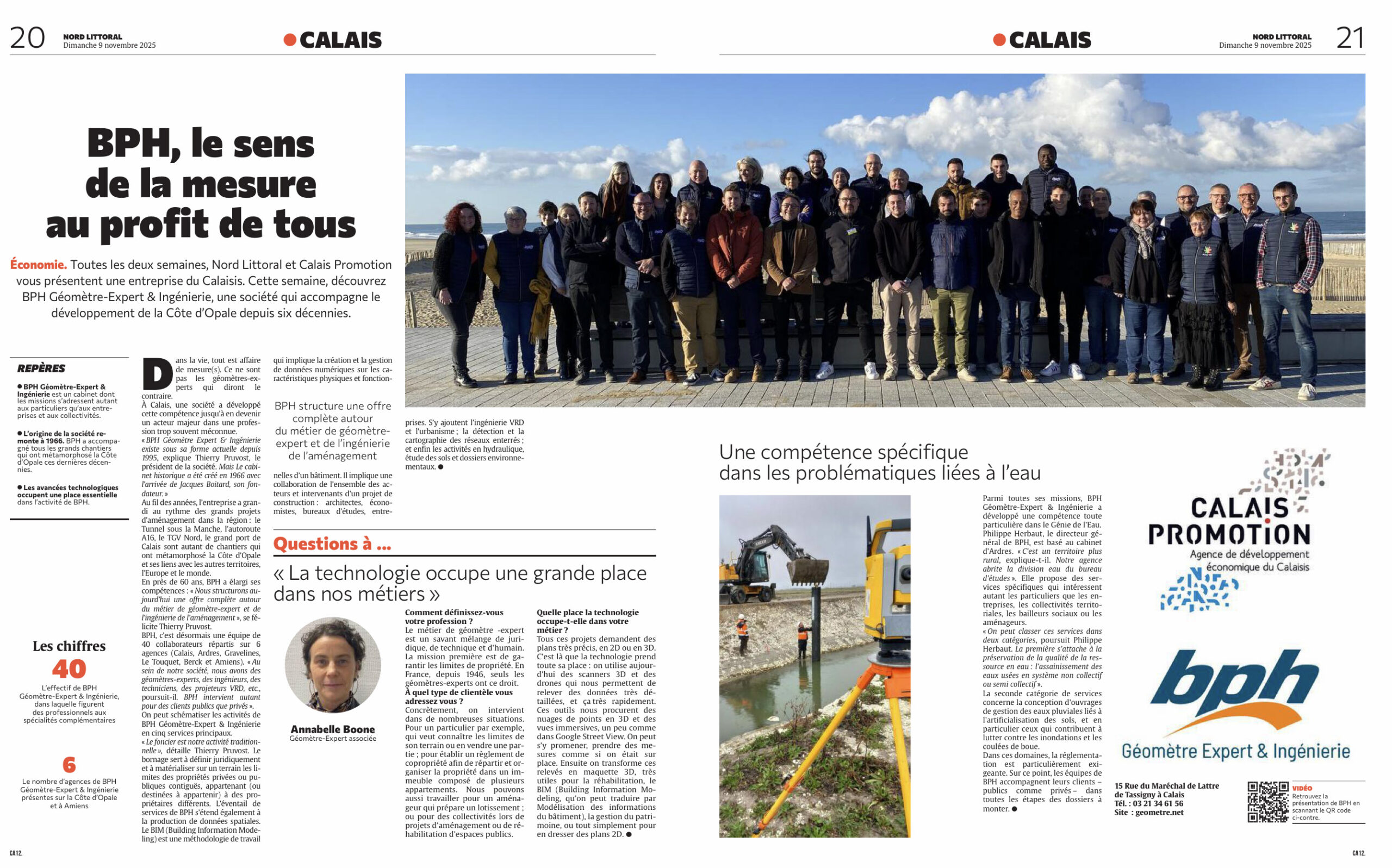Article Nord Littoral du 9 novembre